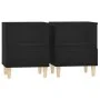 Mesitas de noche 2 unidades negro 40x35x50 cm de vidaXL, Mesitas de noche - Ref: Foro24-821797, Precio: 62,47 €, Descuento: %