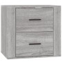 Sonoma grauer Wand-Nachttisch 50x36x47 cm von vidaXL, Schließfächer und Lagerschränke - Ref: Foro24-816862, Preis: 57,60 €, R...