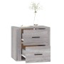 Sonoma grauer Wand-Nachttisch 50x36x47 cm von vidaXL, Schließfächer und Lagerschränke - Ref: Foro24-816862, Preis: 57,60 €, R...