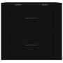Mesita de noche de pared negro 50x36x47 cm de vidaXL, Taquillas y armarios de almacenamiento - Ref: Foro24-816857, Precio: 47...