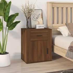 Nachttisch aus braunem Eichensperrholz, 50 x 36 x 60 cm von vidaXL, Nachttische - Ref: Foro24-816727, Preis: 59,31 €, Rabatt: %