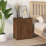 Nachttisch aus braunem Eichensperrholz, 50 x 36 x 60 cm von vidaXL, Nachttische - Ref: Foro24-816727, Preis: 59,31 €, Rabatt: %