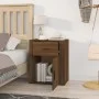 Nachttisch aus braunem Eichensperrholz, 50 x 36 x 60 cm von vidaXL, Nachttische - Ref: Foro24-816727, Preis: 58,54 €, Rabatt: %