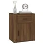 Nachttisch aus braunem Eichensperrholz, 50 x 36 x 60 cm von vidaXL, Nachttische - Ref: Foro24-816727, Preis: 58,54 €, Rabatt: %