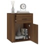 Nachttisch aus braunem Eichensperrholz, 50 x 36 x 60 cm von vidaXL, Nachttische - Ref: Foro24-816727, Preis: 59,31 €, Rabatt: %