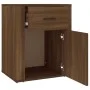 Nachttisch aus braunem Eichensperrholz, 50 x 36 x 60 cm von vidaXL, Nachttische - Ref: Foro24-816727, Preis: 58,54 €, Rabatt: %