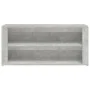 Mueble zapatero madera contrachapada gris hormigón 100x35x45 cm de vidaXL, Zapateros y organizadores de calzado - Ref: Foro24...