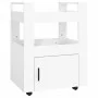 Küchenwagen aus weißem Sperrholz 60x45x80 cm von vidaXL, Küchen- und Speisewagen - Ref: Foro24-816824, Preis: 75,82 €, Rabatt: %