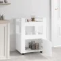 Küchenwagen aus weißem Sperrholz 60x45x80 cm von vidaXL, Küchen- und Speisewagen - Ref: Foro24-816824, Preis: 75,82 €, Rabatt: %