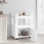 Küchenwagen aus weißem Sperrholz 60x45x80 cm von vidaXL, Küchen- und Speisewagen - Ref: Foro24-816824, Preis: 76,99 €, Rabatt: %