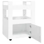 Küchenwagen aus weißem Sperrholz 60x45x80 cm von vidaXL, Küchen- und Speisewagen - Ref: Foro24-816824, Preis: 75,82 €, Rabatt: %