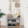 Mueble zapatero madera contrachapada gris hormigón 75x35x45 cm by vidaXL, Shoe racks and shoe organizers - Ref: Foro24-816900...