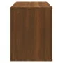 Schuhschrank aus braunem Eichensperrholz, 80 x 35 x 45 cm von vidaXL, Schuhregale und Schuhorganisatoren - Ref: Foro24-816759...