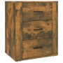 Nachttisch aus geräuchertem Eichensperrholz, 50 x 36 x 60 cm von vidaXL, Nachttische - Ref: Foro24-816717, Preis: 53,98 €, Ra...