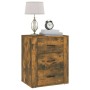 Nachttisch aus geräuchertem Eichensperrholz, 50 x 36 x 60 cm von vidaXL, Nachttische - Ref: Foro24-816717, Preis: 53,98 €, Ra...