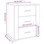 Nachttisch aus geräuchertem Eichensperrholz, 50 x 36 x 60 cm von vidaXL, Nachttische - Ref: Foro24-816717, Preis: 53,98 €, Ra...