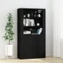 Schwarzer Wandschrank aus Sperrholz, 80 x 33 x 80 cm von vidaXL, Sideboards - Ref: Foro24-816593, Preis: 60,50 €, Rabatt: %