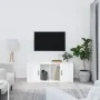 Weißer TV-Schrank aus Sperrholz, 100 x 35 x 40 cm von vidaXL, TV-Möbel - Ref: Foro24-816800, Preis: 45,11 €, Rabatt: %