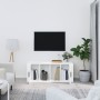Weißer TV-Schrank aus Sperrholz, 100 x 35 x 40 cm von vidaXL, TV-Möbel - Ref: Foro24-816800, Preis: 61,70 €, Rabatt: %