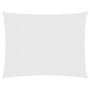 Toldo de vela rectangular tela Oxford blanco 2,5x4 m