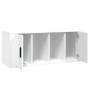 Weißer TV-Schrank aus Sperrholz, 100 x 35 x 40 cm von vidaXL, TV-Möbel - Ref: Foro24-816800, Preis: 61,70 €, Rabatt: %