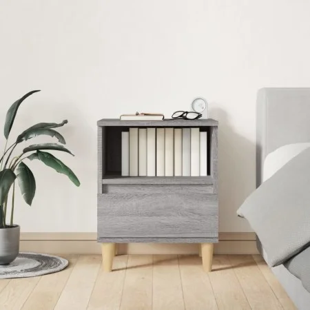 Sonoma gray bedside table 40x35x50 cm by vidaXL, Nightstands - Ref: Foro24-821806, Price: 42,18 €, Discount: %