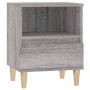 Mesita de noche gris Sonoma 40x35x50 cm de vidaXL, Mesitas de noche - Ref: Foro24-821806, Precio: 42,68 €, Descuento: %
