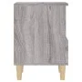 Sonoma gray bedside table 40x35x50 cm by vidaXL, Nightstands - Ref: Foro24-821806, Price: 42,18 €, Discount: %