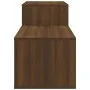 Mueble zapatero madera contrachapada marrón roble 150x35x45 cm de vidaXL, Zapateros y organizadores de calzado - Ref: Foro24-...