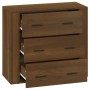 Sideboard aus braunem Eichensperrholz, 80 x 33 x 70 cm von vidaXL, Sideboards - Ref: Foro24-816583, Preis: 89,12 €, Rabatt: %