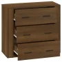 Sideboard aus braunem Eichensperrholz, 80 x 33 x 70 cm von vidaXL, Sideboards - Ref: Foro24-816583, Preis: 85,55 €, Rabatt: %