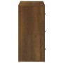 Sideboard aus braunem Eichensperrholz, 80 x 33 x 70 cm von vidaXL, Sideboards - Ref: Foro24-816583, Preis: 89,12 €, Rabatt: %