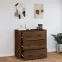 Sideboard aus braunem Eichensperrholz, 80 x 33 x 70 cm von vidaXL, Sideboards - Ref: Foro24-816583, Preis: 85,55 €, Rabatt: %