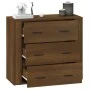 Sideboard aus braunem Eichensperrholz, 80 x 33 x 70 cm von vidaXL, Sideboards - Ref: Foro24-816583, Preis: 85,55 €, Rabatt: %