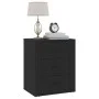 Nachttisch aus Sperrholz schwarz 50x36x60 cm von vidaXL, Nachttische - Ref: Foro24-816713, Preis: 78,66 €, Rabatt: %