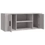 Mueble de TV madera contrachapada gris Sonoma 100x35x40 cm de vidaXL, Muebles TV - Ref: Foro24-823097, Precio: 55,76 €, Descu...