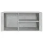Mueble zapatero madera contrachapada gris hormigón 100x35x45 cm de vidaXL, Zapateros y organizadores de calzado - Ref: Foro24...