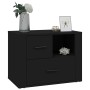 Mesita de noche madera contrachapada negro 60x36x45 cm de vidaXL, Mesitas de noche - Ref: Foro24-816737, Precio: 59,28 €, Des...