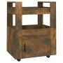 Küchenwagen aus geräuchertem Eichensperrholz 60x45x80cm von vidaXL, Küchen- und Speisewagen - Ref: Foro24-816829, Preis: 55,3...