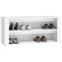 Mueble zapatero de madera contrachapada blanco 100x35x45 cm de vidaXL, Zapateros y organizadores de calzado - Ref: Foro24-816...