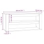 Sperrholz Schuhschrank weiß 100x35x45 cm von vidaXL, Schuhregale und Schuhorganisatoren - Ref: Foro24-816904, Preis: 61,53 €,...