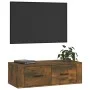 Hängender TV-Schrank aus geräuchertem Eichenholz, 80 x 36 x 25 cm von vidaXL, TV-Möbel - Ref: Foro24-816837, Preis: 48,46 €, ...
