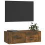 Hängender TV-Schrank aus geräuchertem Eichenholz, 80 x 36 x 25 cm von vidaXL, TV-Möbel - Ref: Foro24-816837, Preis: 48,99 €, ...