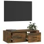 Hängender TV-Schrank aus geräuchertem Eichenholz, 80 x 36 x 25 cm von vidaXL, TV-Möbel - Ref: Foro24-816837, Preis: 48,46 €, ...
