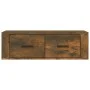 Smoked oak wood hanging TV cabinet 80x36x25 cm by vidaXL, TV Furniture - Ref: Foro24-816837, Price: 48,46 €, Discount: %