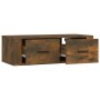 Hängender TV-Schrank aus geräuchertem Eichenholz, 80 x 36 x 25 cm von vidaXL, TV-Möbel - Ref: Foro24-816837, Preis: 48,99 €, ...