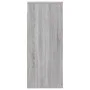 Armario de pared madera contrachapada gris Sonoma 80x33x80 cm de vidaXL, Aparadores - Ref: Foro24-816598, Precio: 68,23 €, De...