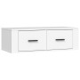 Mueble de TV colgante madera contrachapada blanco 80x36x25 cm de vidaXL, Muebles TV - Ref: Foro24-816832, Precio: 40,15 €, De...