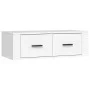 Weißer TV-Hängeschrank aus Sperrholz, 80 x 36 x 25 cm von vidaXL, TV-Möbel - Ref: Foro24-816832, Preis: 39,83 €, Rabatt: %
