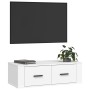 Weißer TV-Hängeschrank aus Sperrholz, 80 x 36 x 25 cm von vidaXL, TV-Möbel - Ref: Foro24-816832, Preis: 40,18 €, Rabatt: %